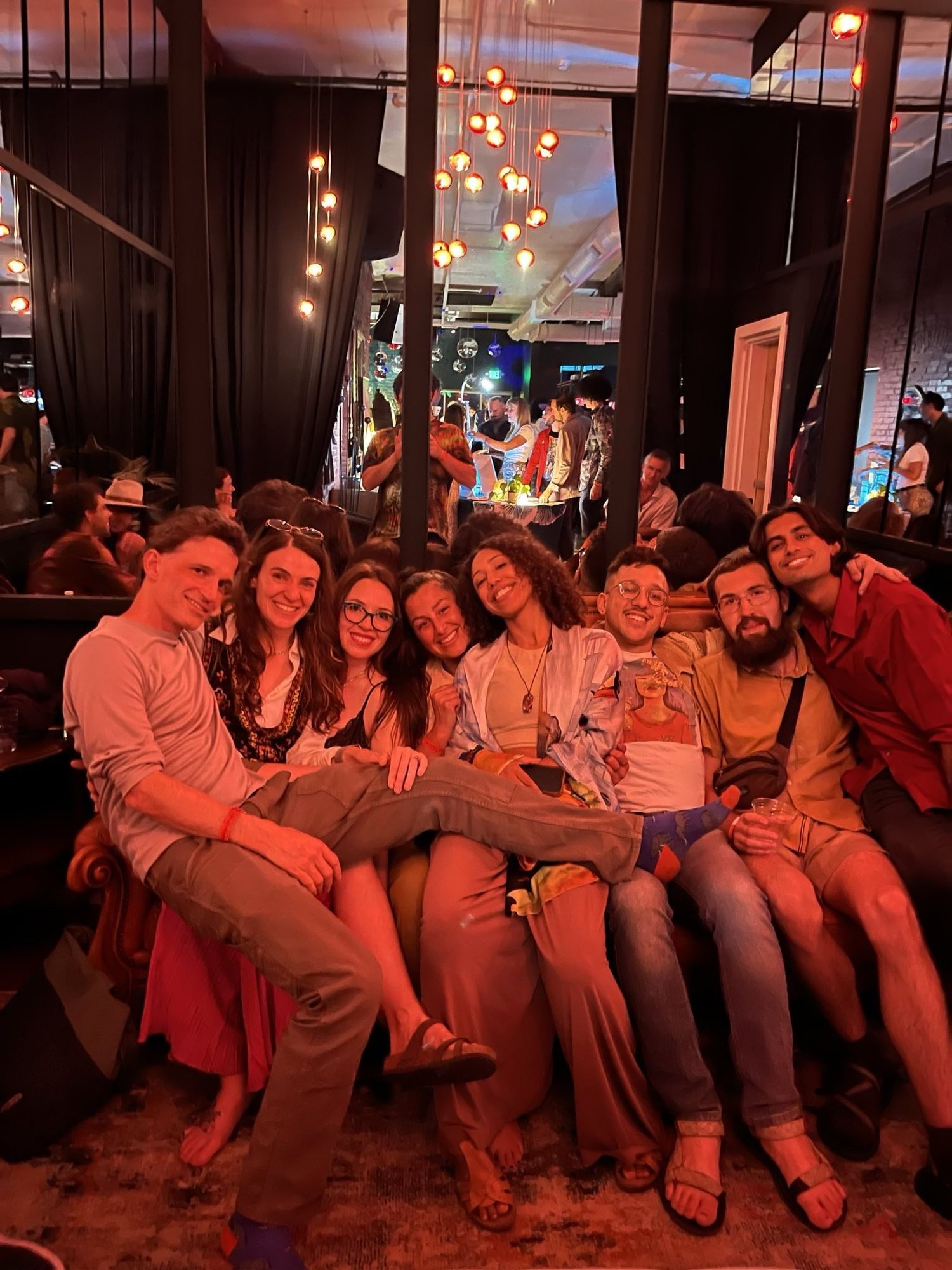 IPN members together at an evening gathering