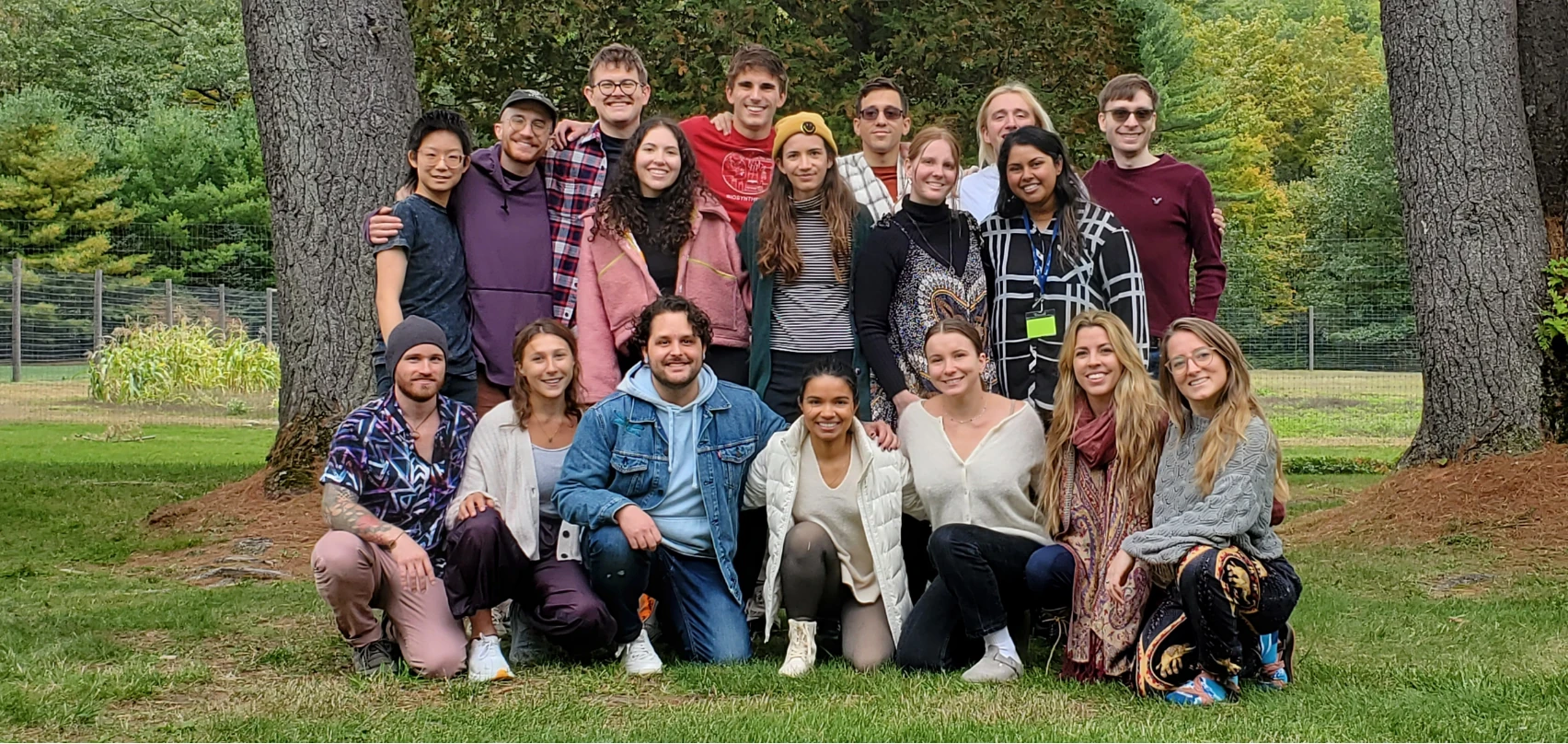 IPN members together outdoors at the 2022 leadership retreat