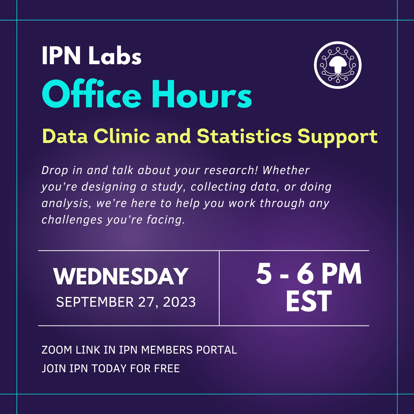Cameron Smith – Data Clinic and Statistics Support promo