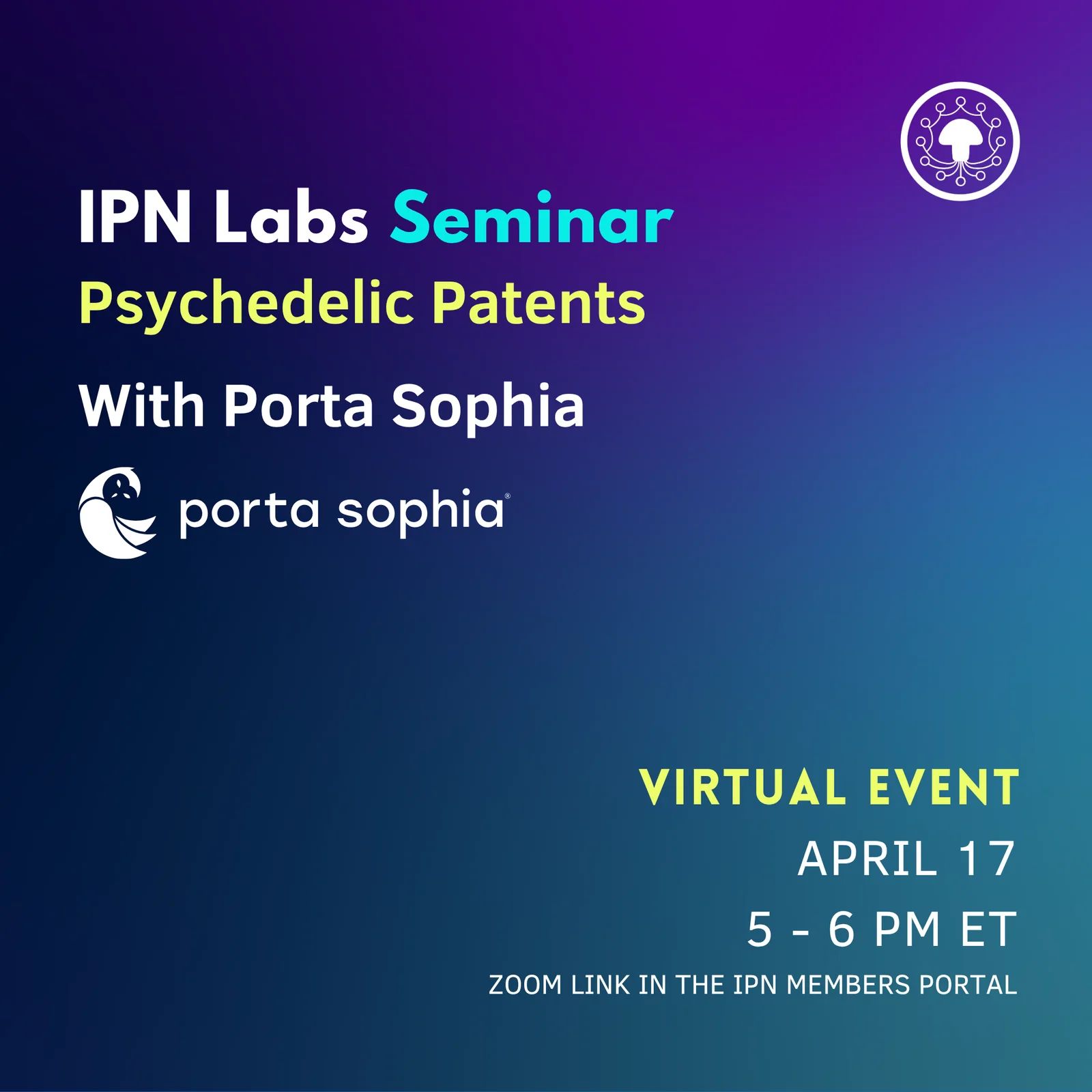 Porta Sophia – Psychedelic Patents promo