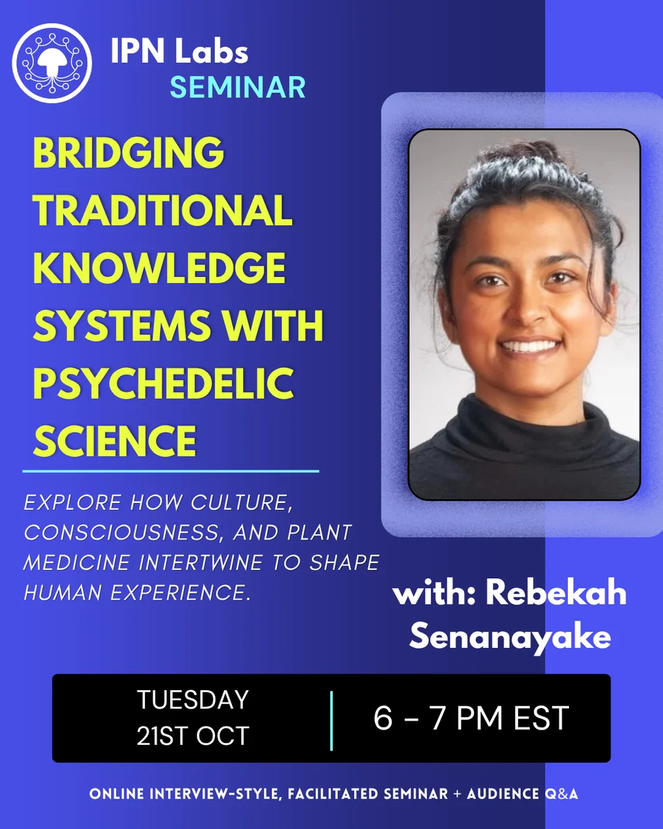 Rebekah Senanayake – Bridging Traditional Knowledge Systems with Psychedelic Science promo