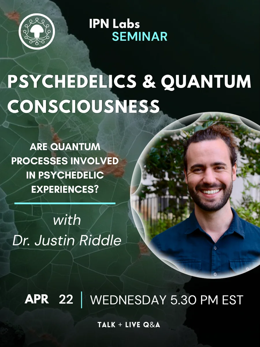 Dr. Justin Riddle – Psychedelics & Quantum Consciousness promo